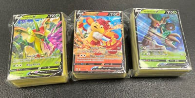 #ad Pokemon Card Lot 100 TCG Cards Ultra Rare 10 Holos VMAX GX EX VSTAR OR V $10.99