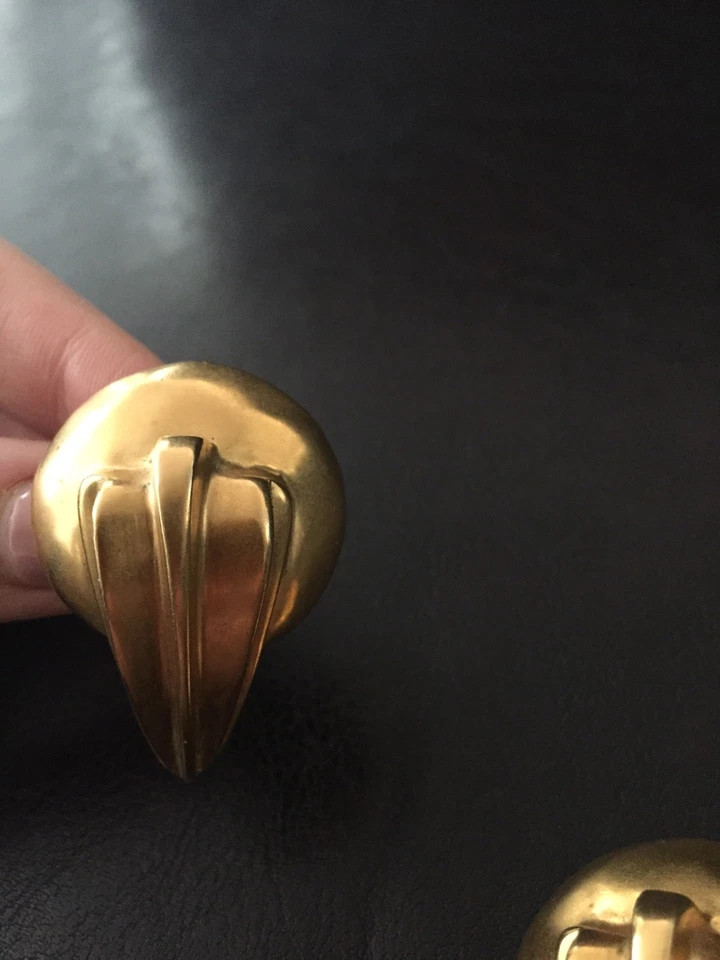 Robert Lee Morris 24K Gold Plated Earrings  - Image 3 of 4