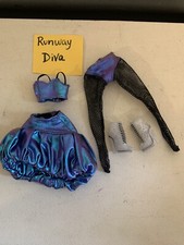 Lol Surprise OMG Queens Doll Runway Diva Replacement Top Skirt Tights Shoes