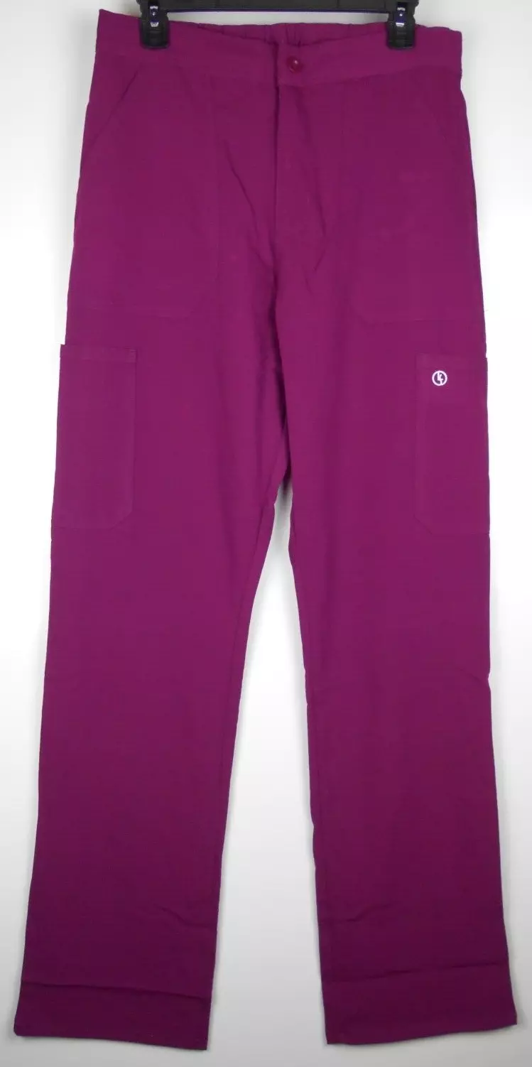 Pantalon de yoga gommage Luxe Supreme by AllHeart pour femme 6 poches WINE/BURG ÉLASTIQUE MDT