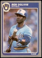Ben Oglivie #590 1985 Fleer