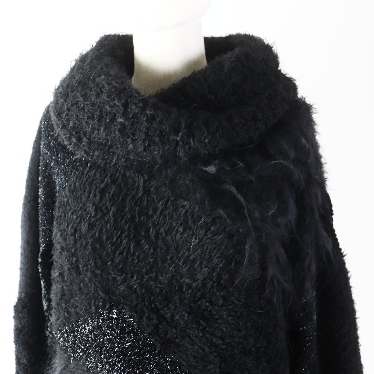 極美品◎JUNYA WATANABE ジュンヤワタナベ 23AW JL-N002 タートルネック 長袖 ロングニット ブラック M 日本製 正規品 レディース JUNYA WATANABE 23AW JL-N002 Turtleneck Long Sleeve Long Knit