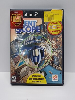 PlayStation 2 SILENT SCOPE Video Game COMPLETE w/Manual tested PS2