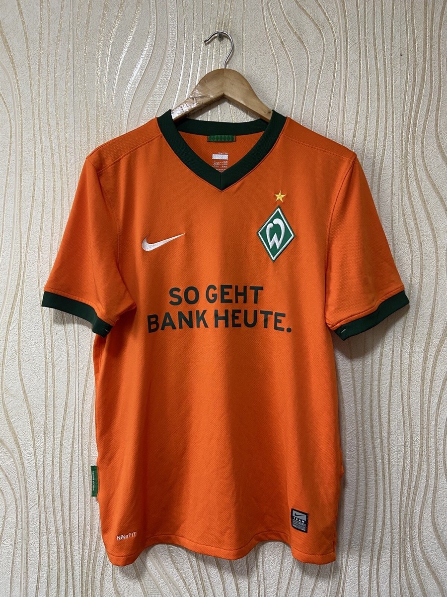 WERDER BREMEN 2009 2010 AWAY FOOTBALL SHIRT SOCCER JERSEY NIKE