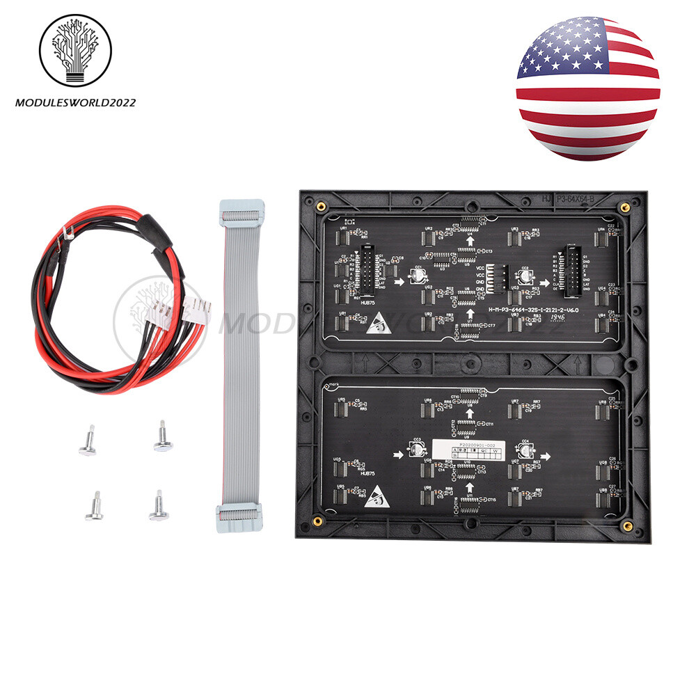 P3 Full Color Indoor/Outdoor Screen Display Module DC/AC LED Matrix Module US