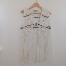 Parisian Collection Small Medium Waistcoat Fringe Western Cowboy Festival 8 10