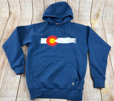 Colorado Outfitter Trading Co Blue Hoodie Sweatshirt Adult Size Small