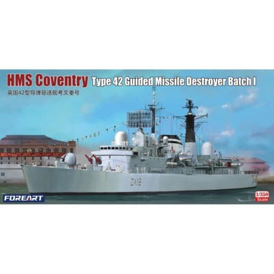 FOREART 3002 1/350 HMS Coventry Type 42 Guided Missile Destroyer Batch I