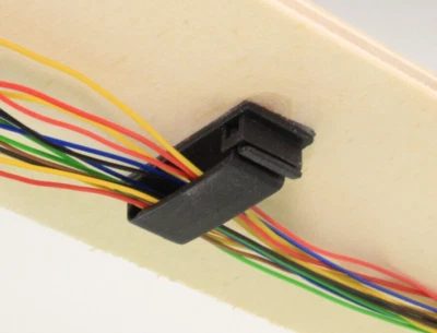 BAHNWAREN Soporte de cable Cableclipse H0 escala N TT Z 15 piezas maquetas instalaciones ferroviarias mercancías ferroviarias