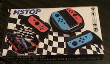 HSTOP Racing Game Accessories: Joy-Con Grip & Steering Wheel for Nintendo Switch