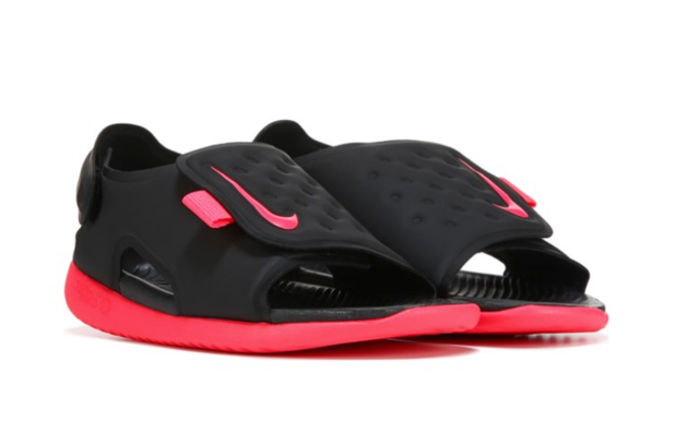 Nike Sunray Adjust 5 (TD) AJ9077 002 black/pink Toddler Shoes Free Shipping | eBay
