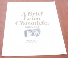 LEITZ A BRIEF LEICA CHRONICLE SINCE 1913/161066