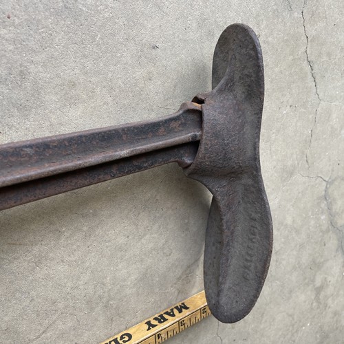 Antique/Vintage Cast Iron Cobbler Shoe Form 26” Repair Stand Shoemaker Tool - Picture 6 of 16