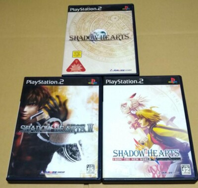 Lot 3 Shadow Hearts 1 2 II & From The New World set PS2