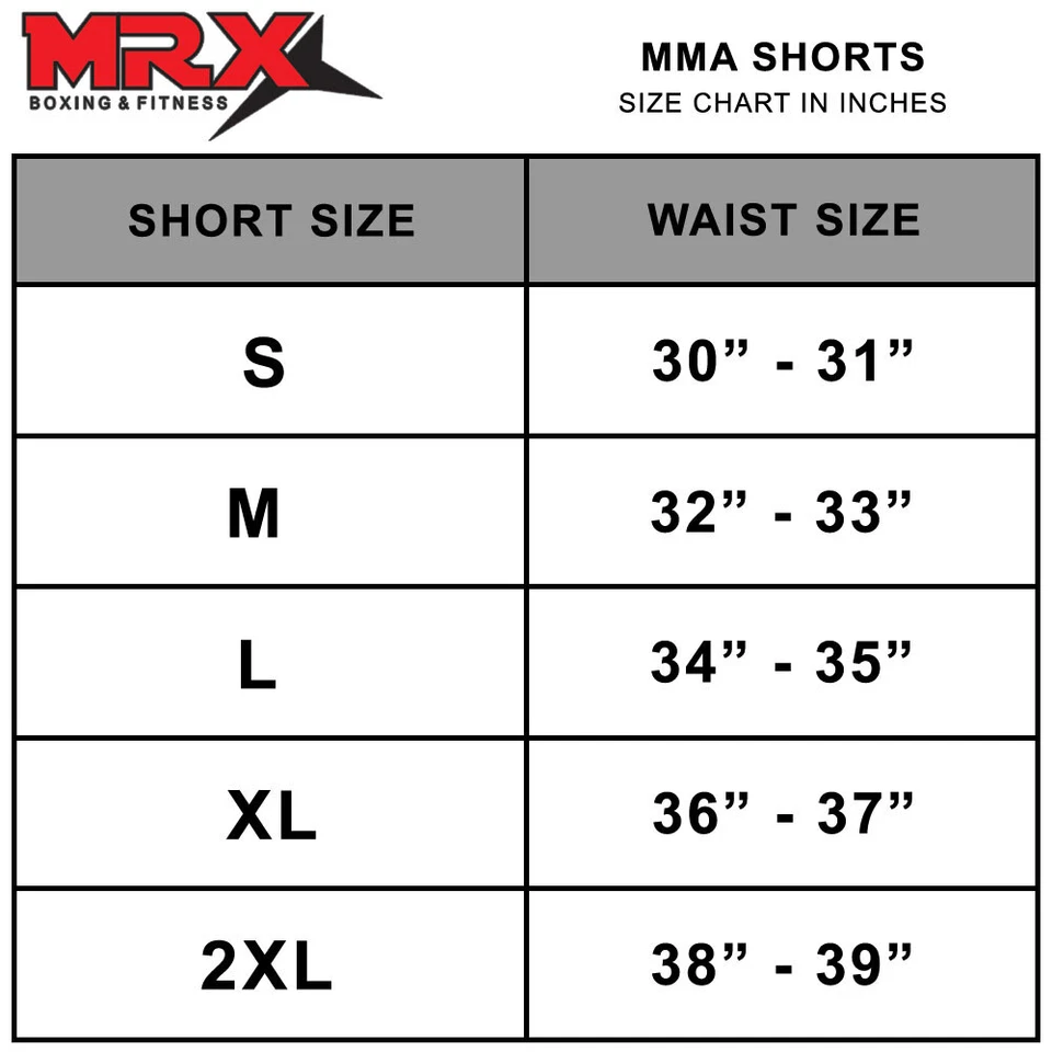 MMA Grappling Shorts UFC Mix Cage Fight Kick Boxing Fighter Martial Arts Shorts - Image 2 of 4