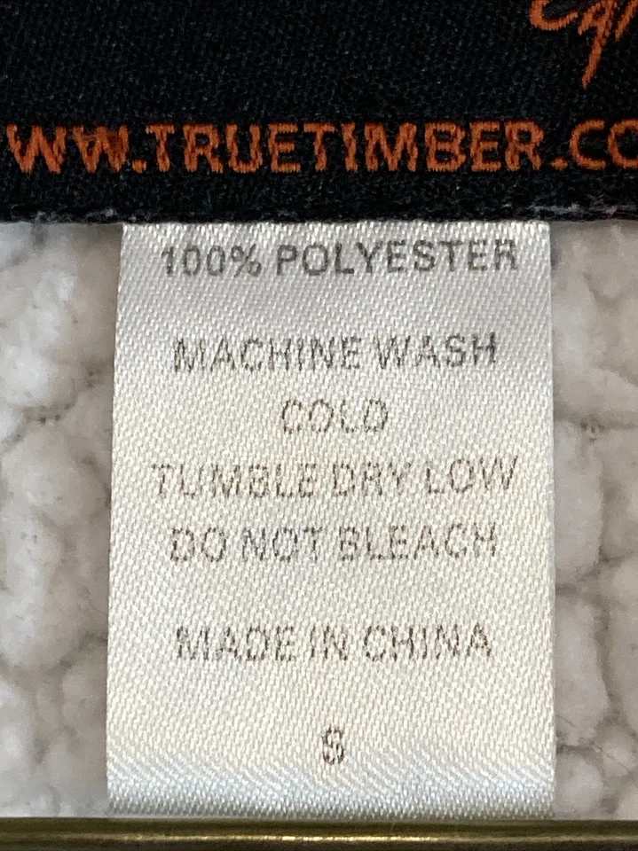 True Timber Jack Links High Pile Hoodie Sweatshirt Winter S Camo Hunting Outdoor - Image 4 of 4