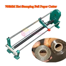 700mm Hot Stamping Foil Paper Cutter Hand Cutting Machine Paper Roll Slitter 