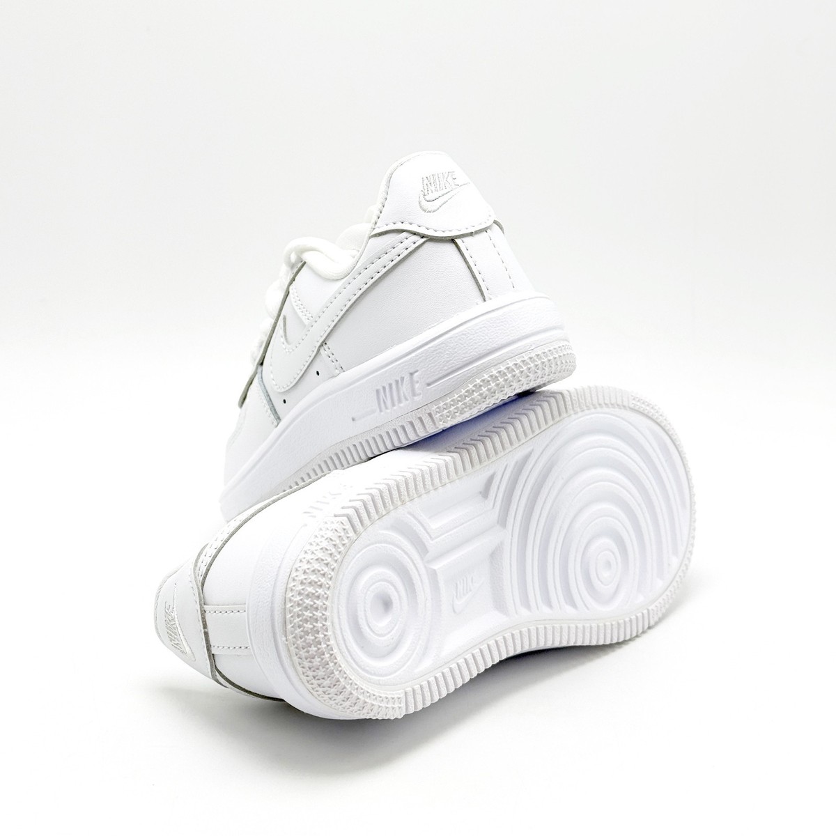 NEW* Pre-School Kids Nike Air Force 1 Low LACE (PS) White/White