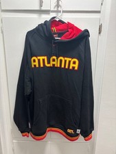 Vintage Nike Red Tag Atlanta Hawks Hoodie Sweatshirt Mens Size XL NBA
