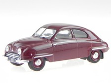 Saab 92B 1954 red diecast model car 3898008 Atlas 1:43