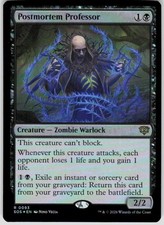 Postmortem Professor Foil 93 Secrets of Strixhaven Magic the Gathering