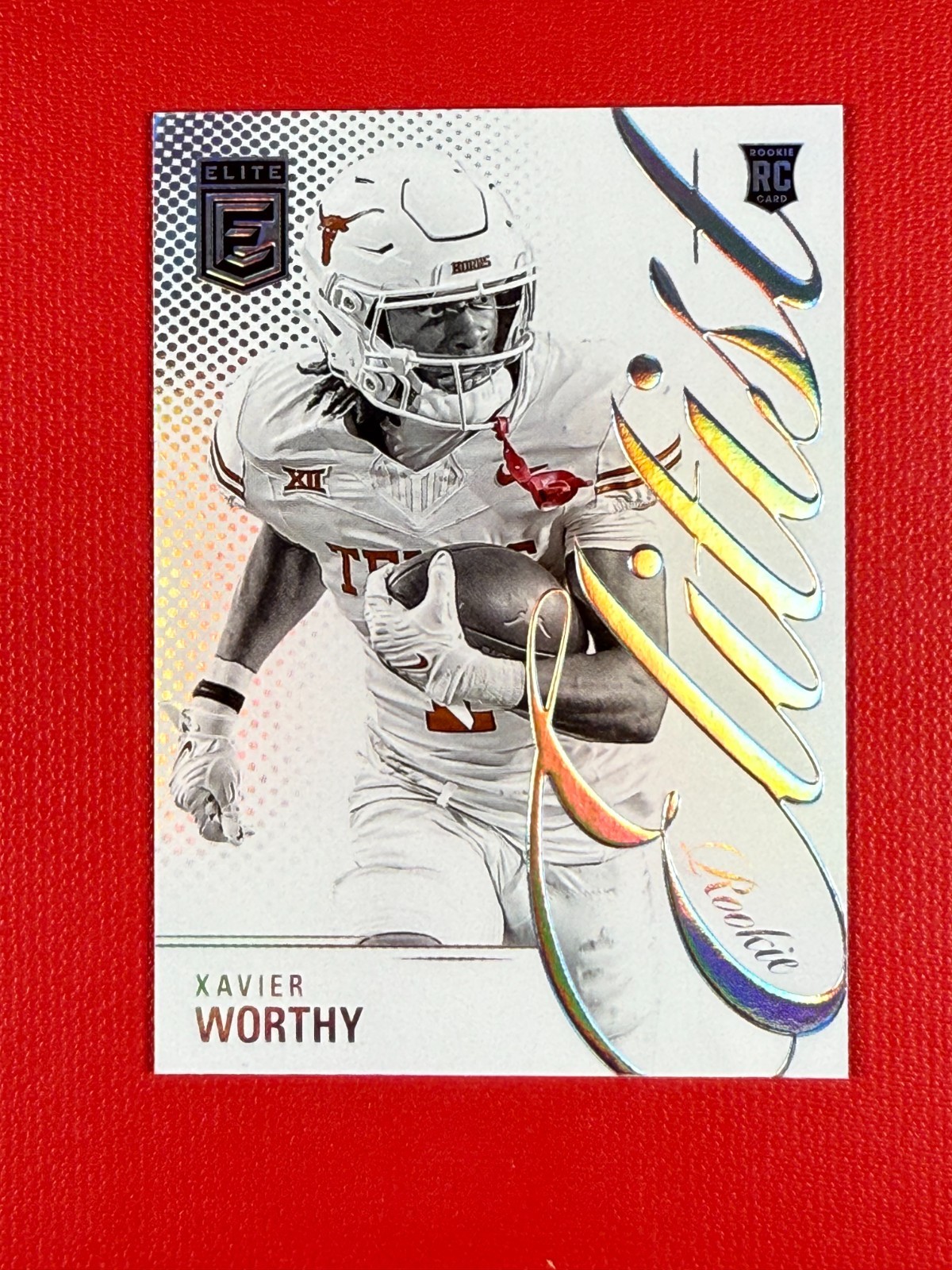2024 Donruss Elite Elitist Insert Xavier Worthy #14