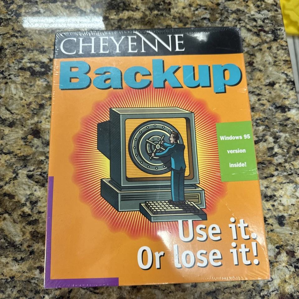 Vintage Cheyenne Backup Software for Microsoft Windows ‘95 PC CD-ROM 1991 NEW - Image 2 of 4