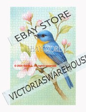 1000 piece jigsaw puzzle Bird Flower Cottage flower branch