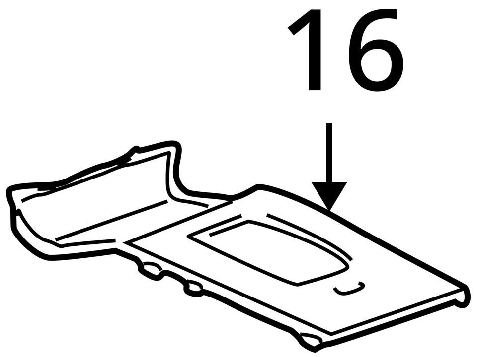 Se adapta a placa Cadillac Deville 2000-2005 ASM F/FLR CNSL TR 25701943 - NUEVO OEM Foto 3 de 3