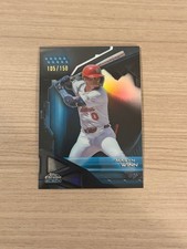 Masyn Winn 2026 Topps Chrome Black /150 Blue Refractor #61 Cardinals