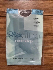 Silkies Ultra Control Top Pantyhose Size XL - Taupe 48-52 Grau Braun 5 Taupe
