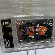 2025 Donruss Optic Bo Nix RC “Best Tuddys” GMA 10 🔥 Broncos Rookie QB Sutton