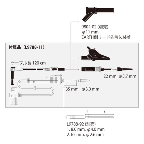 HIOKI IR4055-11 Electrical Resistance Meter + L9788-11 Lead Set Made in Japan - Picture 5 of 7