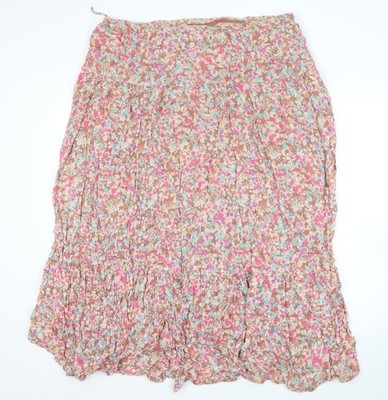 Collection by Jackpot Damen Blumen Midirock Größe 10