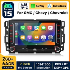 For Gmc Yukon Chevy Silverado Sierra Android Car Stereo Radio Gps Nav Wifi 264g