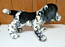 Douglas Cuddle Dog Puppy Hunter Pointer Setter Black and White Plush EUC
