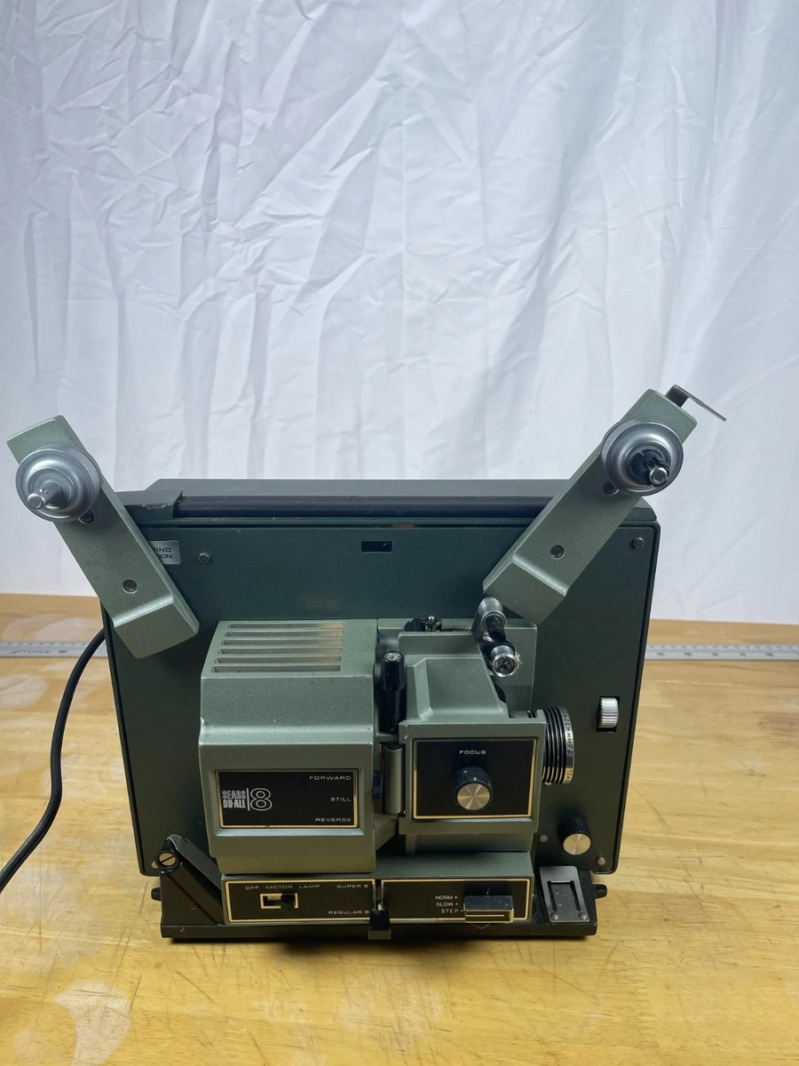 VINTAGE SEARS TOWER Super Automatic 8mm Movie Projector In Original Box