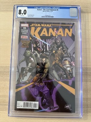 Kanan 6 CGC 8.0 The Last Padawan 1st Full Kanan Sabine Erza Hera Star Wars