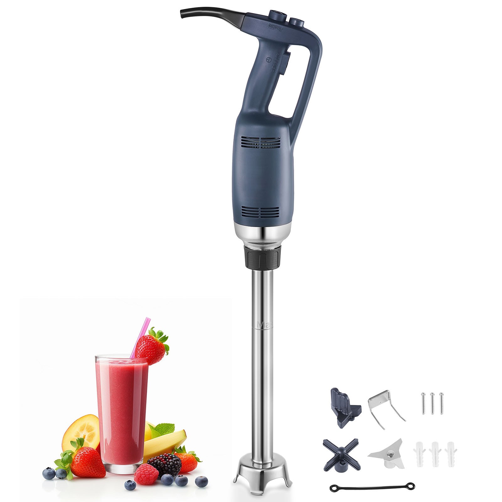 Commercial Immersion Blender 350W 20" Electric Hand Mixer Variable Speed
