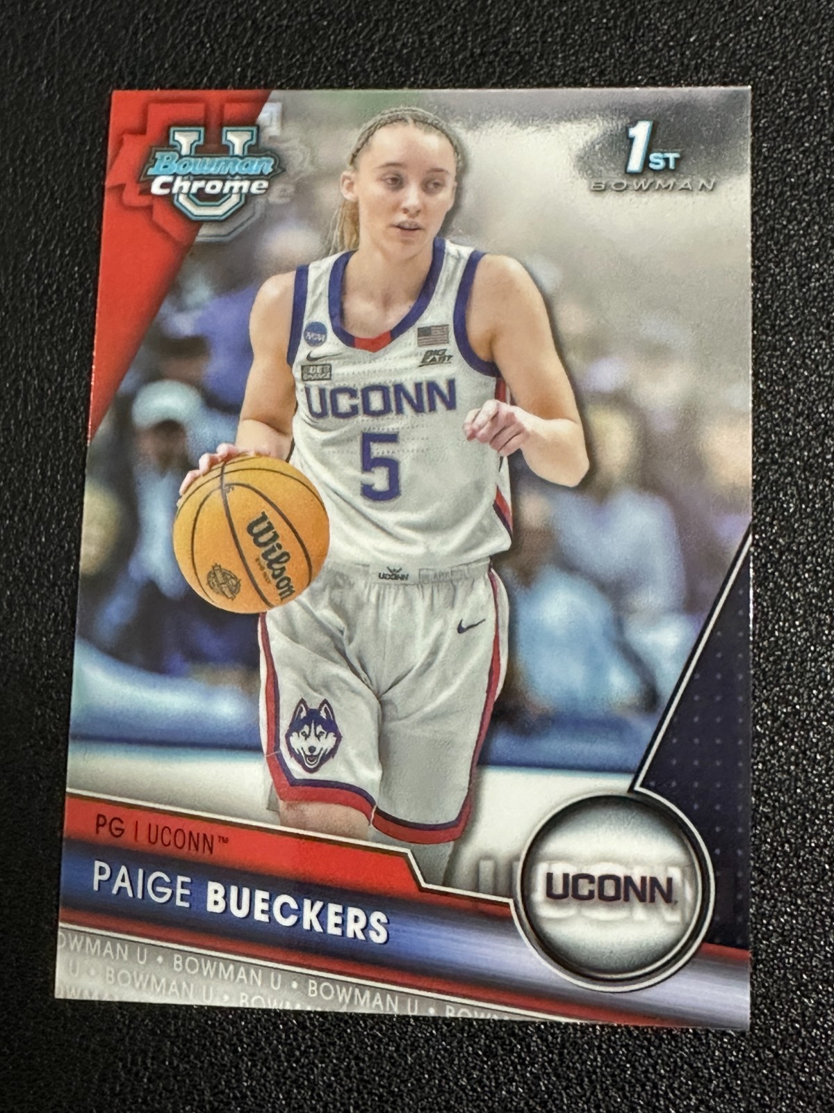 2023-24 Bowman University U Chrome #90 Paige Bueckers 1st Bowman