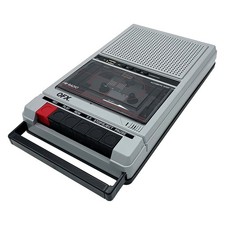 QFX  Retro-40 Shoebox-Style Cassette Tape Player/Recorder with Bluetooth...