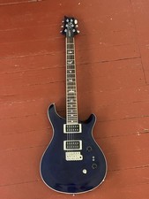 PRS 6-String Solid Body Electric Guitar, Blue Wood Body, 24 Frets Right-Hand