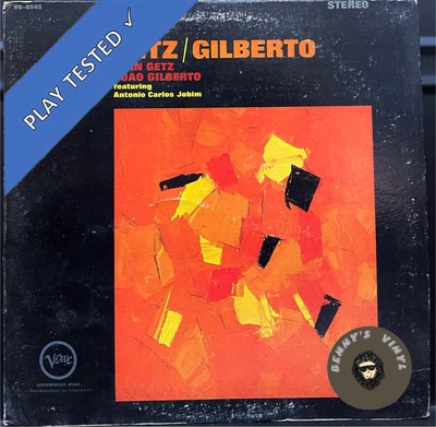 WOW! EX Getz/Gilberto Feat. Jobim LP   76 US PRC GF Press Brazil Latin
