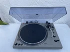 Technics SL-1600 Direct Drive Full Auto Turntable Cracked Cover No Cart - Works