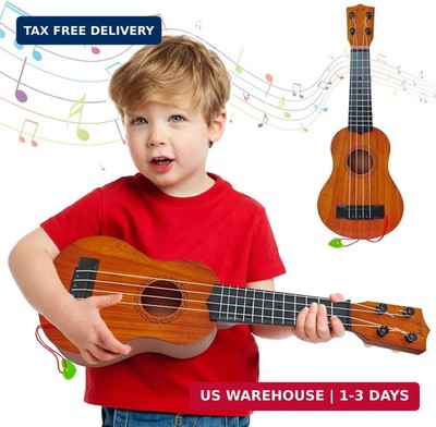 Kids Toy Ukulele Guitar,17 Inch Classical Guitar Musical Toy,4 Strings Guitar Uk