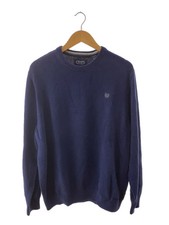 CHAPS RALPH LAUREN Knit Sweater (Thick), XL, Cotton, NVY, 750803076001