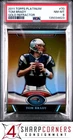 2011 TOPPS PLATINUM GOLD REFRACTOR #70 TOM BRADY PSA 8
