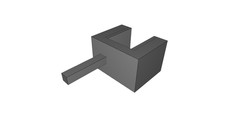 Supporto Cuffie Sotto Scrivania per Ikea Galant 20mm Spessore Gancio Staffa