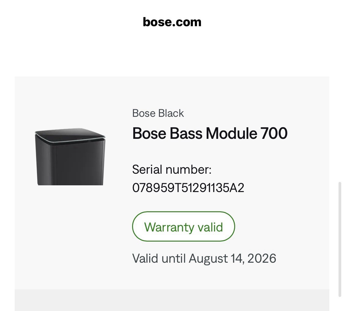 Bose Bass Module 700 Wireless Subwoofer - Black for sale