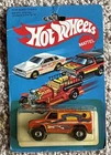 Vintage Hot Wheels 1982 Baja Breaker Orange Van w Flames No 2022 Diecast Metal